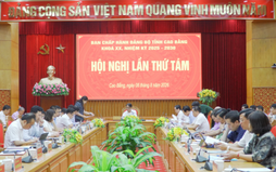 SẮP XẾP, TINH GỌN BỘ MÁY: Thống nhất THÀNH LẬP 2 ĐẢNG BỘ trực thuộc TỈNH ỦY