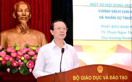 Nghiên cứu, ban hành 3 nghị định và 10 thông tư để hướng dẫn thi hành Luật Nhà giáo