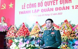 Đại tướng Phan Văn Giang giao trọng trách cho QUÂN ĐOÀN 12