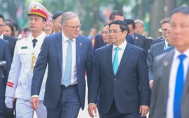 Thủ tướng Phạm Minh Chính đón, hội đàm với Thủ tướng Australia Anthony Albanese