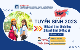 Điểm sàn Trường Đại học Xây dựng Miền Trung năm 2023