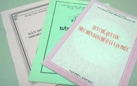 Quy định về xây dựng và thực hiện hương ước, quy ước của cộng đồng dân cư