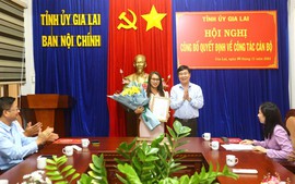 Bổ nhiệm đồng chí Nay Kđam Tha My giữ chức Phó Ban Nội chính Tỉnh ủy