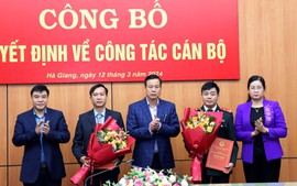 Bổ nhiệm 2 Trưởng phòng giữ chức Phó Chánh Thanh tra, Phó Trưởng Ban Dân tộc 