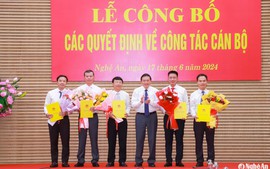 Bổ nhiệm Phó Giám đốc Sở và 2 Phó Chánh Thanh tra tỉnh