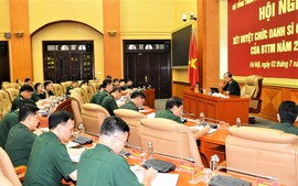 Bộ Tổng Tham mưu đề nghị xét duyệt chức danh chuyên môn cho 116 sĩ quan
