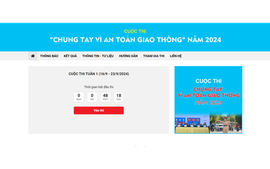 HƯỚNG DẪN THI CHUNG TAY VÌ AN TOÀN GIAO THÔNG NĂM 2024