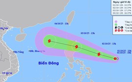 CẬP NHẬT: ÁP THẤP NHIỆT ĐỚI có thể mạnh lên thành BÃO SỐ 11, giật CẤP 14 và tiếp tục mạnh thêm