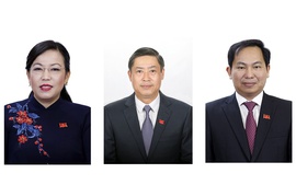 Quốc hội bầu các đồng chí Nguyễn Thanh Hải, Nguyễn Hữu Đông, Lê Quang Mạnh giữ chức vụ mới