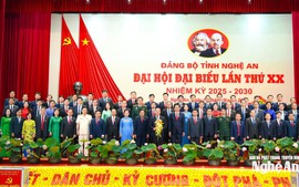 Danh sách Ban Chấp hành Đảng bộ tỉnh, Thường trực Tỉnh ủy, Ban Thường vụ tỉnh Nghệ An