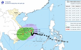 Tin BÃO SỐ 15 (bão KOTO), KHÔNG KHÍ LẠNH, CẢNH BÁO MƯA LỚN và các chỉ đạo ứng phó