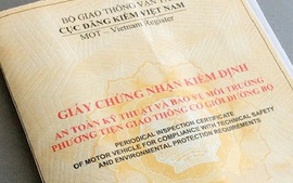 Đề xuất mẫu Giấy chứng nhận kiểm định an toàn kỹ thuật và bảo vệ môi trường xe cơ giới, xe máy chuyên dùng