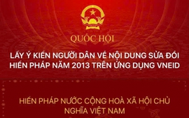 Hướng dẫn thực hiện góp ý sửa đổi, bổ sung một số điều của Hiến pháp trên VNeID