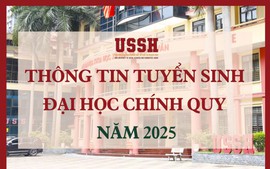 TUYỂN SINH 2025: Phương thức, tổ hợp, chỉ tiêu tuyển sinh của Trường Đại học Khoa học xã hội và nhân văn (ĐHQGHN)