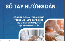 TOÀN VĂN: Sổ tay HƯỚNG DẪN công tác QUẢN LÝ NHÀ NƯỚC trong LĨNH VỰC ĐẤT ĐAI