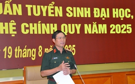 TUYỂN SINH QUÂN SỰ 2025: Hoàn chỉnh điểm chuẩn vào các trường Quân đội