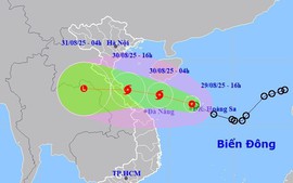 Tin ÁP THẤP NHIỆT ĐỚI (suy yếu từ cơn Bão số 6 - Nongfa) và các chỉ đạo ứng phó