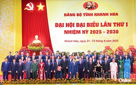 Danh sách Ban Chấp hành Đảng bộ tỉnh Khánh Hòa, nhiệm kỳ 2025-2030