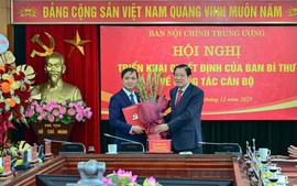 Bổ nhiệm đồng chí Nguyễn Xuân Trường giữ chức Phó Trưởng Ban Nội chính Trung ương