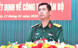 Bổ nhiệm 102 sĩ quan giữ chức Chỉ huy trưởng Ban chỉ huy quân sự xã, phường, đặc khu