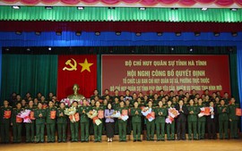 Bổ nhiệm 69 tân Chỉ huy trưởng Ban Chỉ huy Quân sự cấp xã