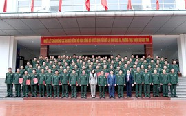 Ưu tiên đảm bảo chế độ, chính sách, kiện toàn nhân sự Ban Chỉ huy quân sự cấp xã