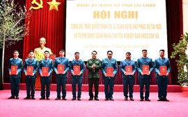 Kiện toàn Ban Chỉ huy Quân sự cấp xã: Tuyển dụng quân nhân chuyên nghiệp, gọi sĩ quan dự bị vào phục vụ tại ngũ