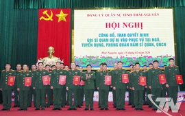 Kiện toàn Ban Chỉ huy Quân sự cấp xã: Gọi, tuyển dụng, phong hàm sĩ quan 222 nhân sự