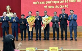 Bộ Chính trị điều động, bổ nhiệm đồng chí Nguyễn Kim Sơn và đồng chí Nguyễn Sỹ Hiệp giữ chức vụ mới