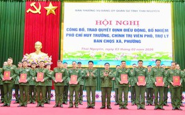Bổ nhiệm Phó Chỉ huy trưởng, Chính trị viên phó, Trợ lý Ban Chỉ huy quân sự cấp xã
