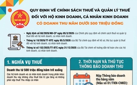 Chính sách thuế với hộ kinh doanh có doanh năm thu dưới 500 triệu đồng