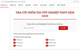 Tra cứu ĐIỂM THI TỐT NGHIỆP THPT; PHỔ ĐIỂM; các mốc THỜI GIAN TUYỂN SINH ĐẠI HỌC 2026
