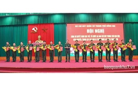 Giải thể, tổ chức lại Ban Chỉ huy phòng thủ khu vực, sắp xếp tổ chức quân sự địa phương tinh, gọn, mạnh