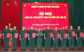 Điều động sĩ quan, sắp xếp, tổ chức lại lực lượng quân sự địa phương