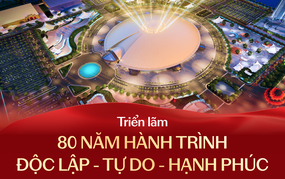 Triển lãm thành tựu đất nước "80 năm HÀNH TRÌNH ĐỘC LẬP - TỰ DO - HẠNH PHÚC"
