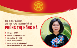Tiểu sử đồng chí Phùng Thị Hồng Hà, tân Chủ tịch HĐND thành phố Hà Nội