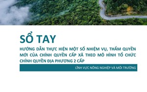 TOÀN VĂN: Sổ tay HƯỚNG DẪN thực hiện NHIỆM VỤ MỚI của CẤP XÃ - lĩnh vực NÔNG NGHIỆP và MÔI TRƯỜNG