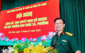 Bổ nhiệm 96 cán bộ giữ chức Chỉ huy trưởng Ban Chỉ huy quân sự xã, phường