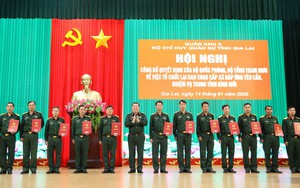 Ban hành biểu tổ chức biên chế Ban Chỉ huy quân sự xã, phường; bổ nhiệm 135 Chỉ huy trưởng