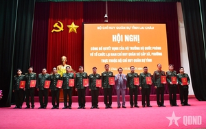 Bổ nhiệm 38 Chỉ huy trưởng; nhanh chóng kiện toàn tổ chức, biên chế Ban Chỉ huy Quân sự cấp xã