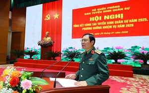 Sửa đổi Thông tư tuyển sinh quân sự; triển khai chặt chẽ công tác tuyển sinh 2026