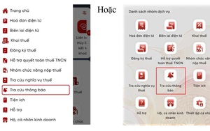 Hướng dẫn tra cứu thông tin tạm hoãn xuất cảnh trên  eTax Mobile