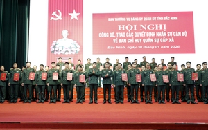 Tiếp tục điều động, bổ nhiệm cán bộ về Ban Chỉ huy quân sự cấp xã