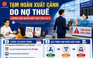 Tạm hoãn xuất cảnh do nợ thuế: Cơ quan thuế khuyến nghị người nộp thuế