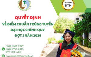 Điểm chuẩn Trường Đại học Tài nguyên và Môi trường TPHCM 2026