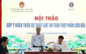 Hoàn thiện dự thảo Luật An toàn thực phẩm (sửa đổi)