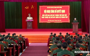 Giải thể, điều chuyển, tổ chức lại lực lượng quân sự cấp tỉnh, cấp xã