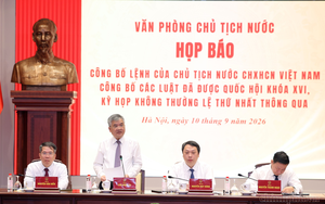 Công bố Lệnh của Chủ tịch nước về 15 luật