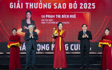 Danh sách 10 Doanh nhân nhận Giải thưởng Sao Đỏ 2025