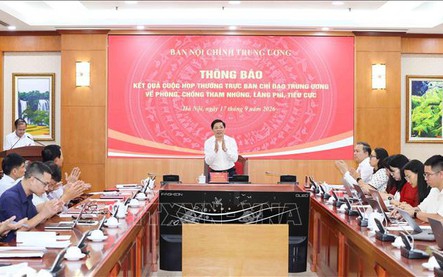Kỷ luật 6 cán bộ diện Trung ương quản lý; khởi tố một số vụ án tham nhũng, tiêu cực đặc biệt nghiêm trọng trong lĩnh vực y tế, giáo dục, nông nghiệp, thủy sản...